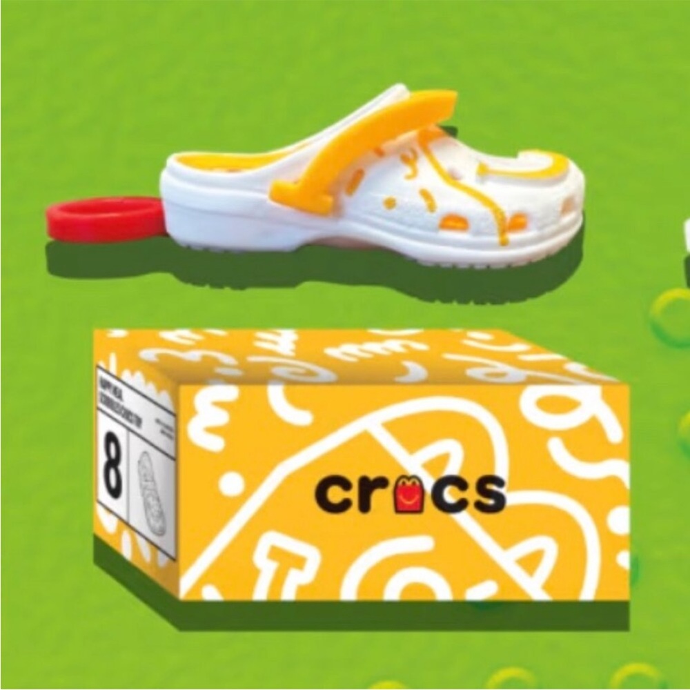 NIB 2024 McDonald’s Happy Meal #8 Scribbles Crocs Toy
